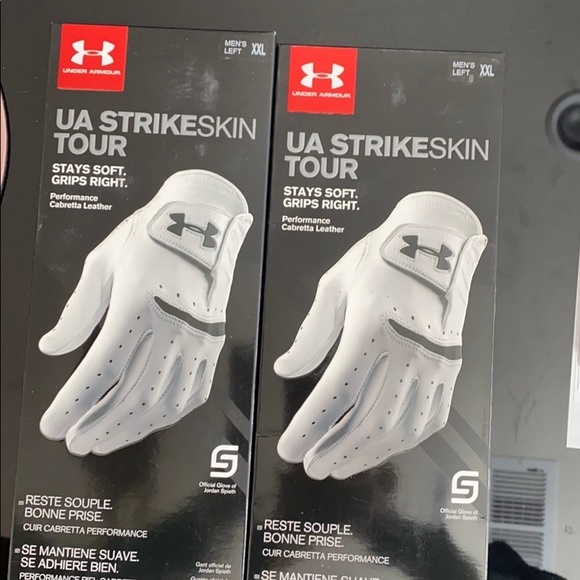 Under Armour Other - Leather golf gloves